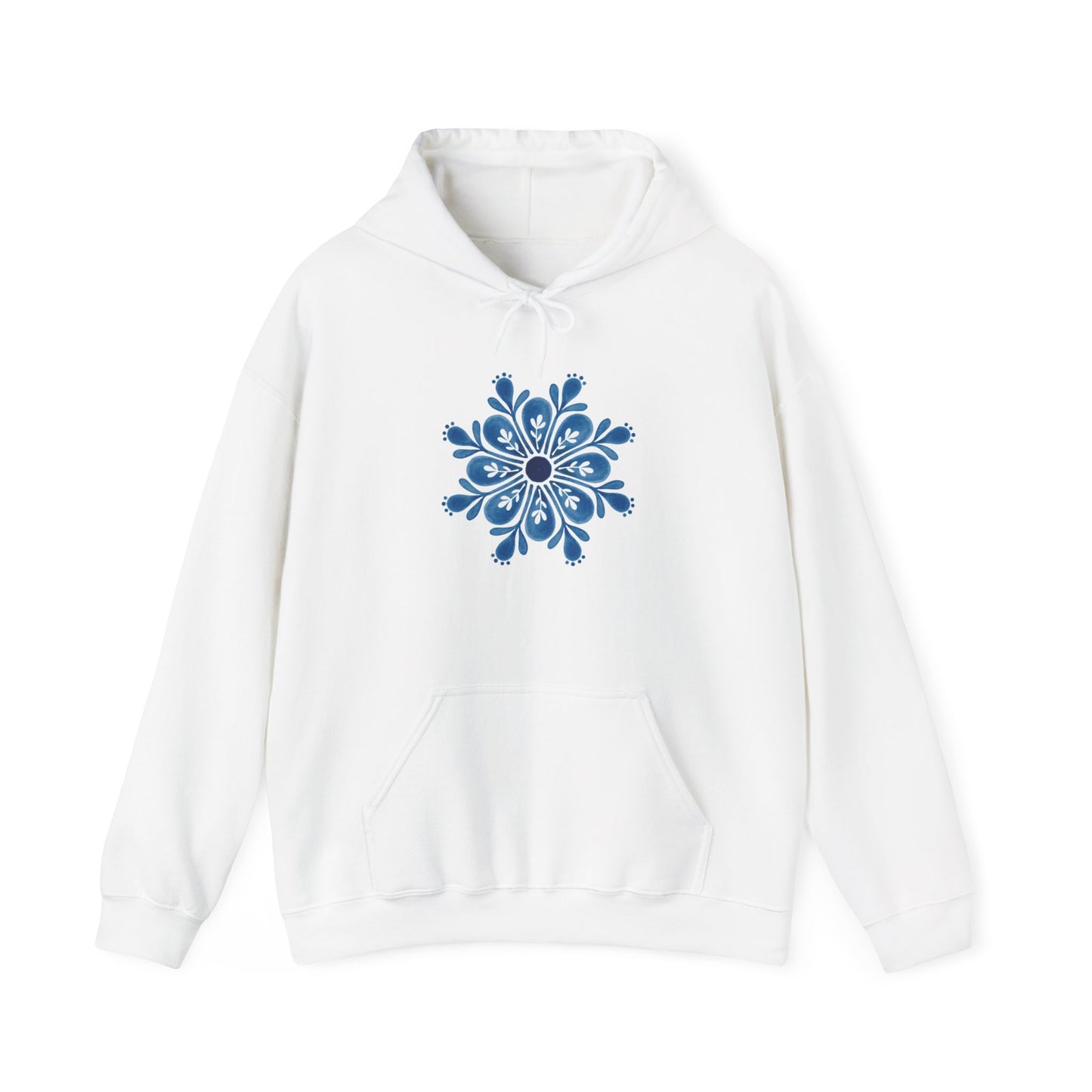 Snowflake Mandala Hooded Sweatshirt