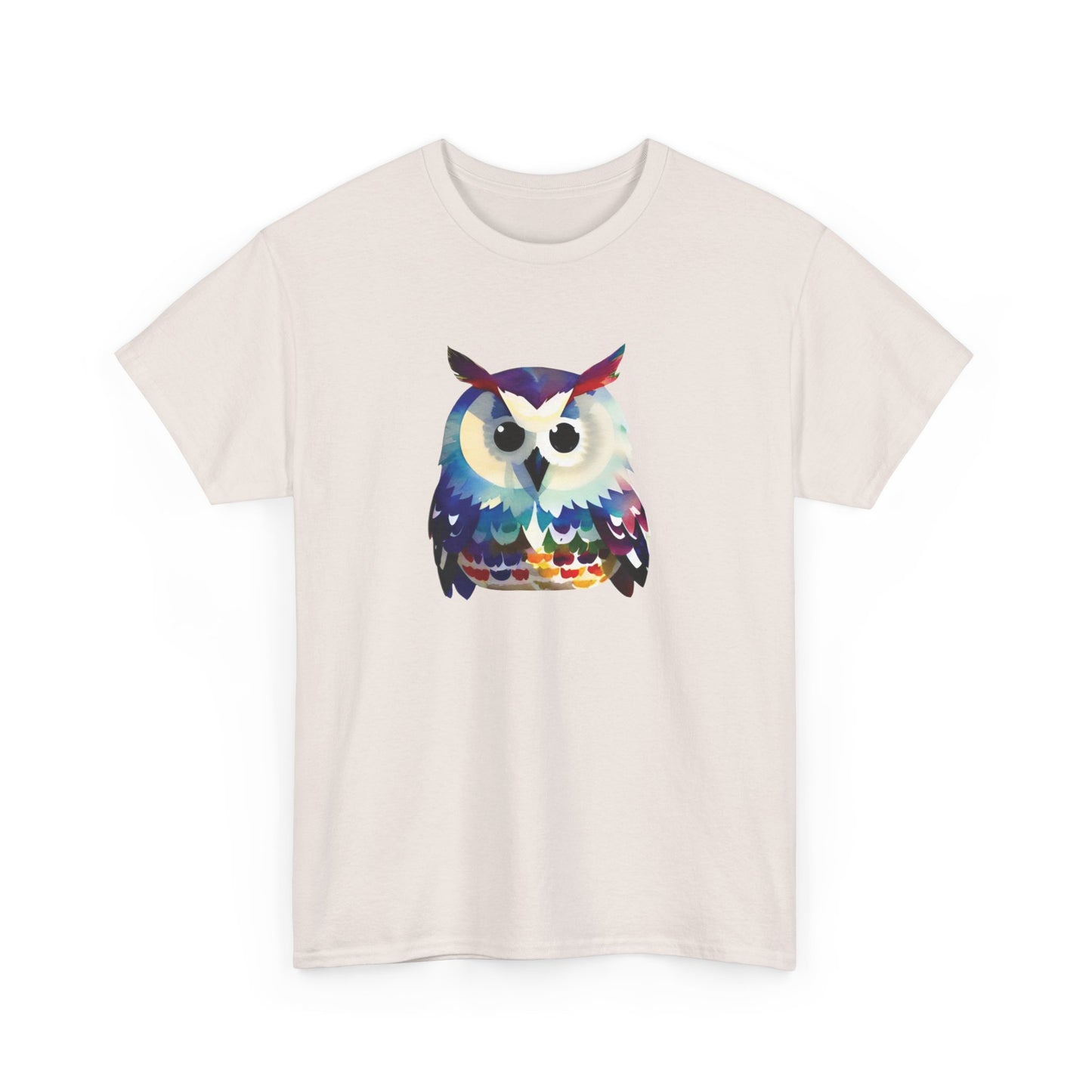 Watercolor Owl Short Sleeve Tee