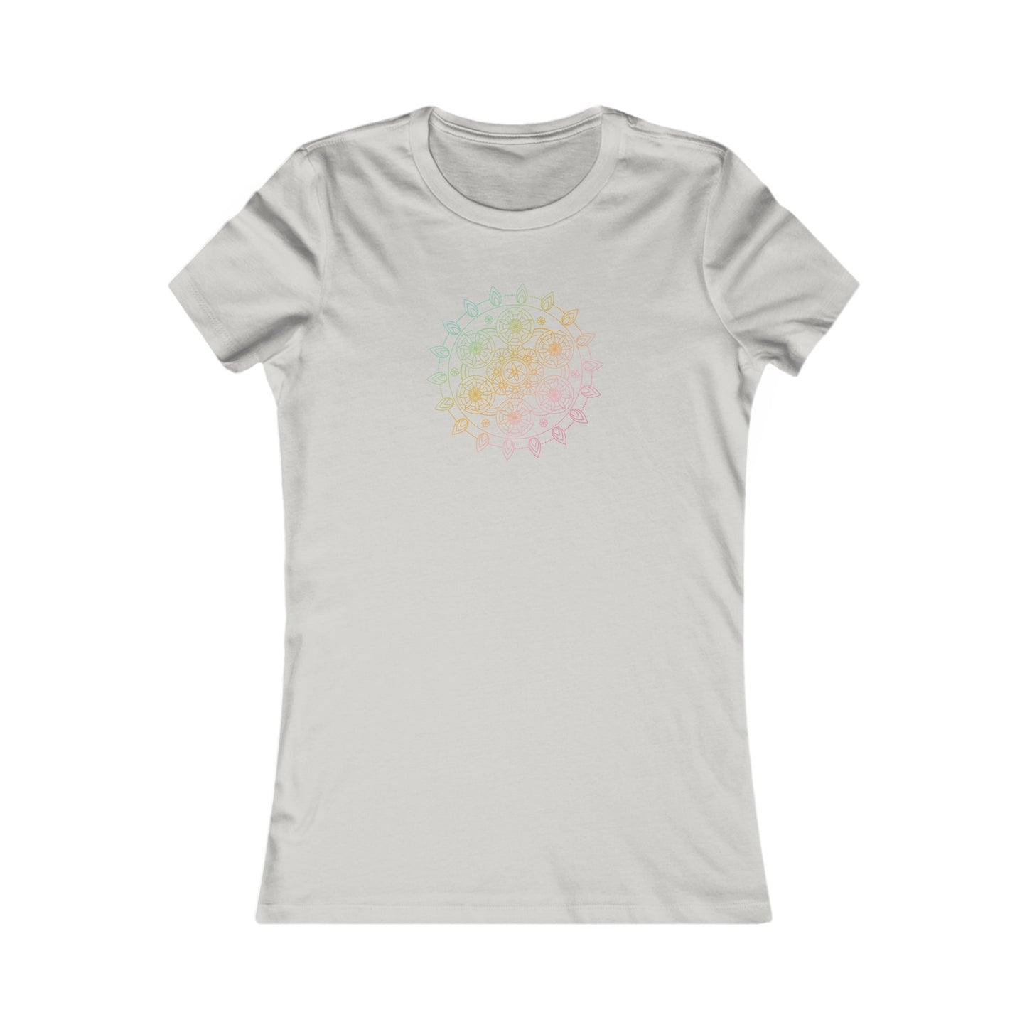 Colorful Mandala Fitted Tee (040)