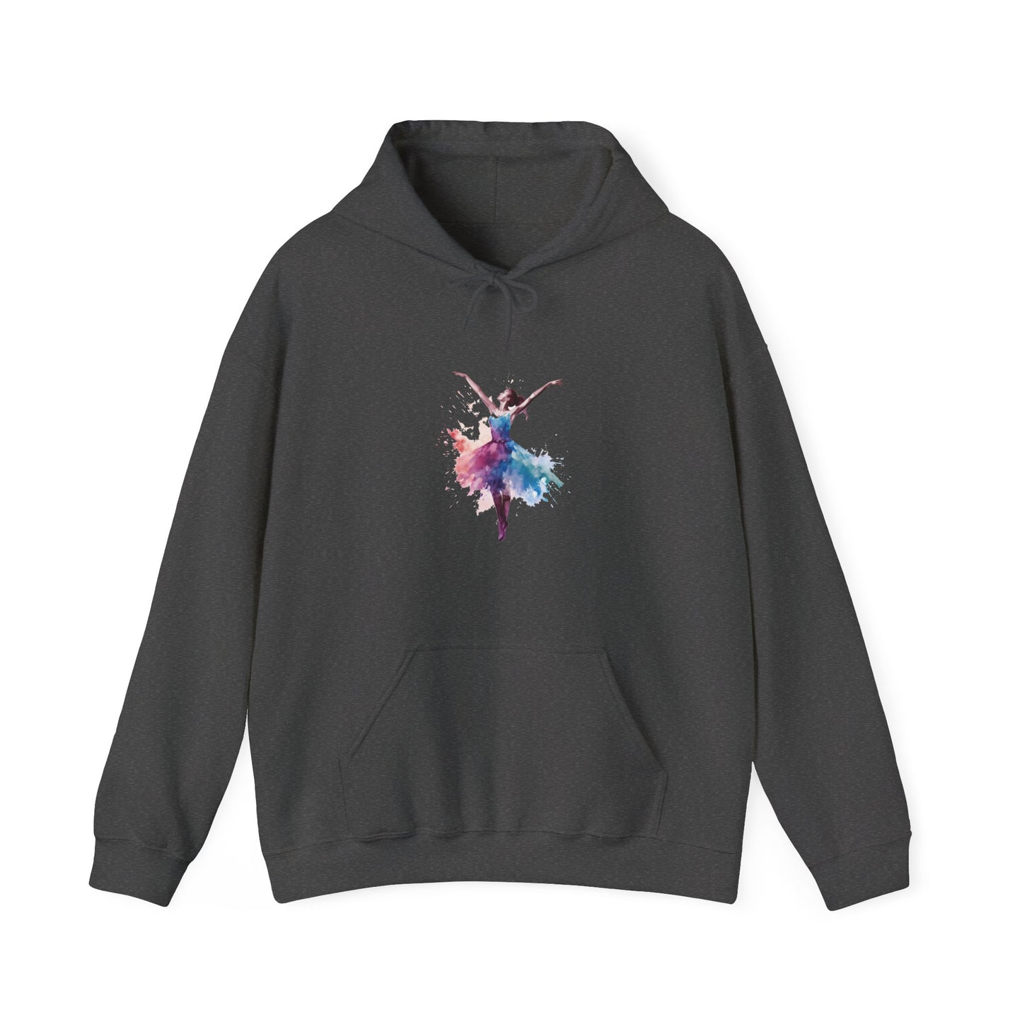 Watercolor Dancer Hooded Sweatshirt