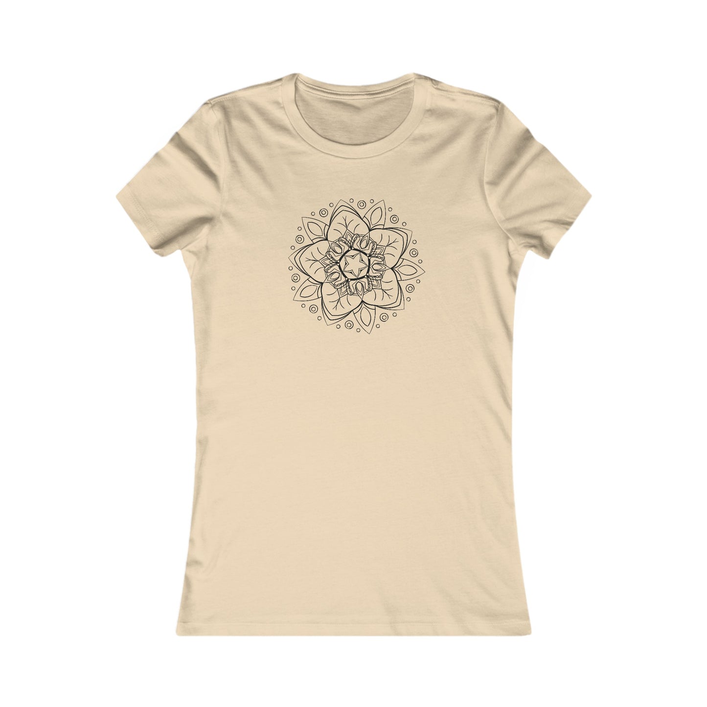 Mandala Fitted Tee (008)