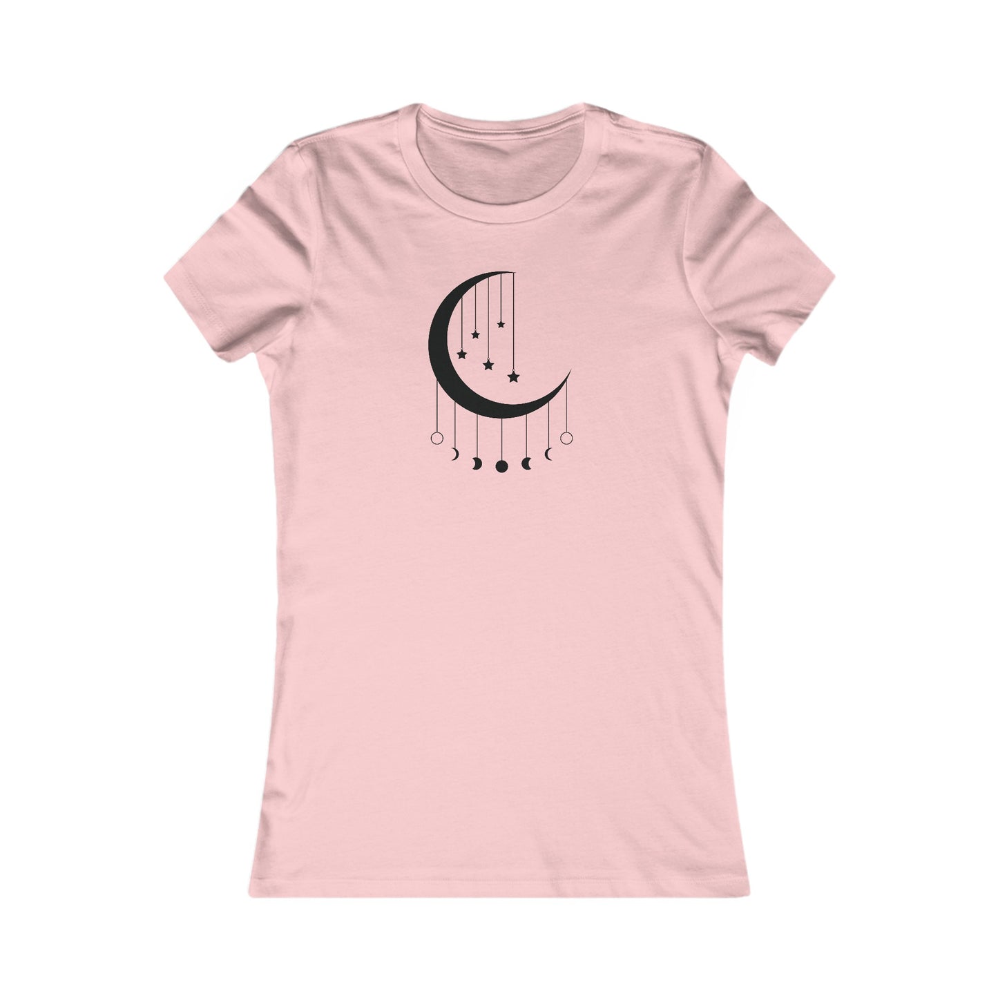 Hanging Moon Phases Fitted Tee