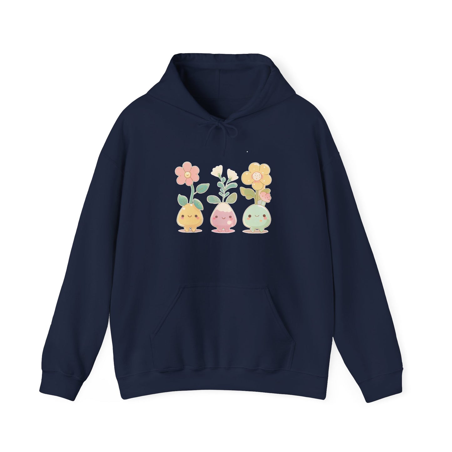 Cute Flower Set Hooded Sweatshirt