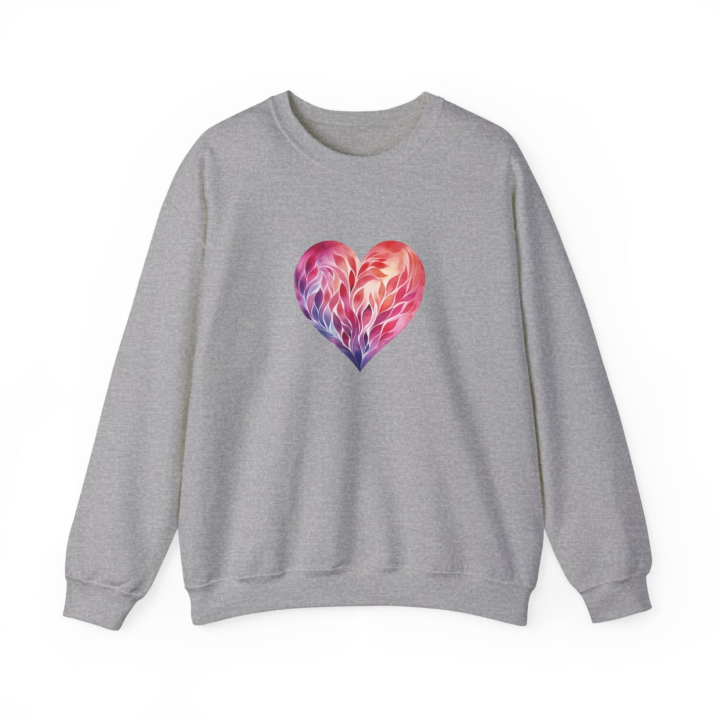 Watercolor Heart Sweatshirt 004