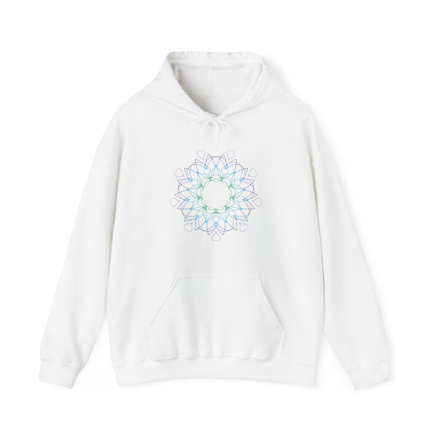 Colorful Mandala Hooded Sweatshirt (007)