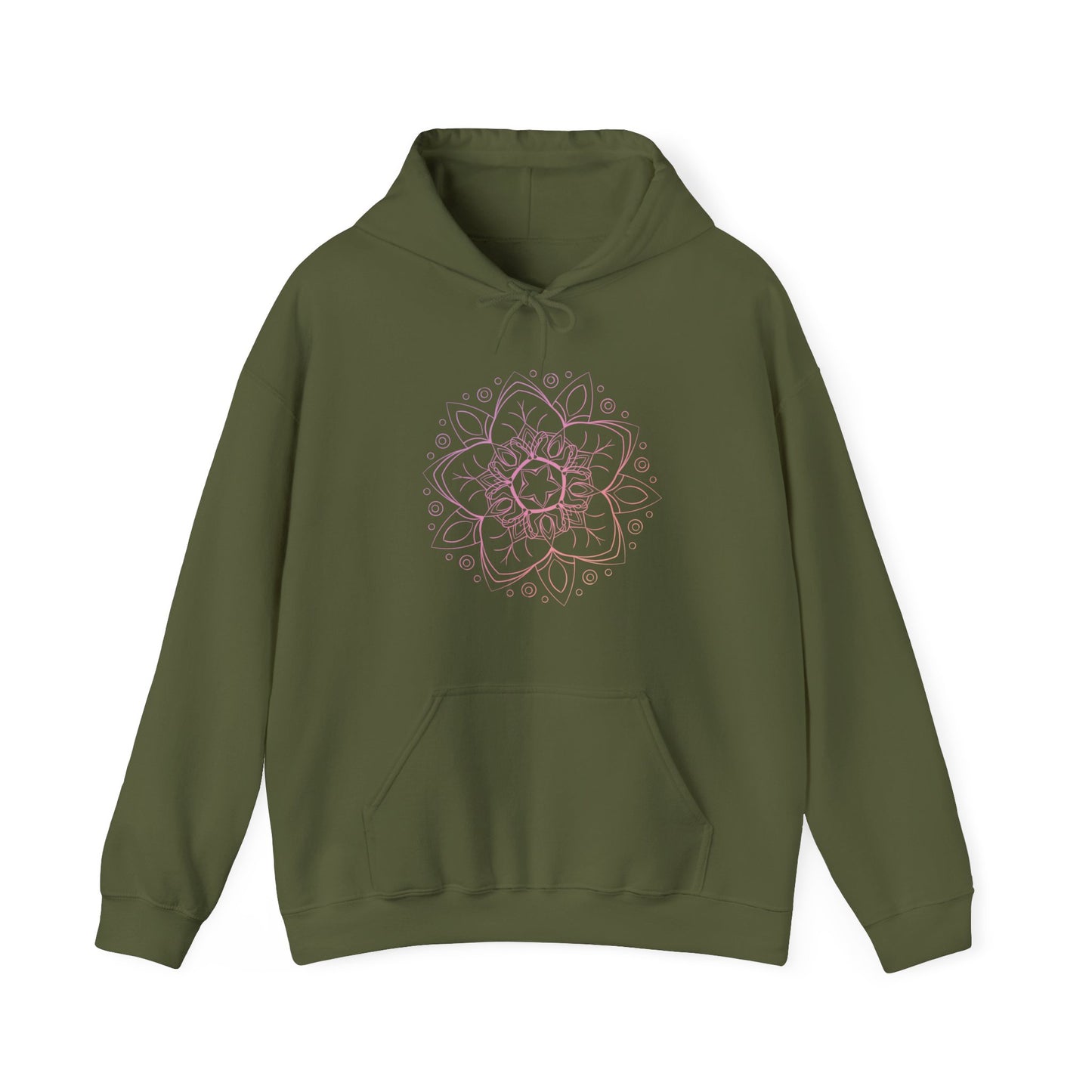 Colorful Mandala Hooded Sweatshirt (008)