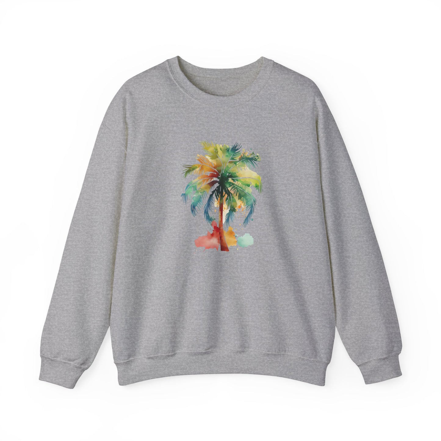 Watercolor Palm Tree Sweatshirt