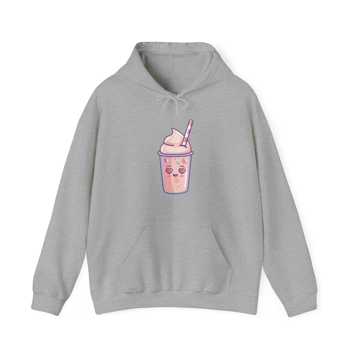 Cute Pink Milkshake Hooded Sweatshirt