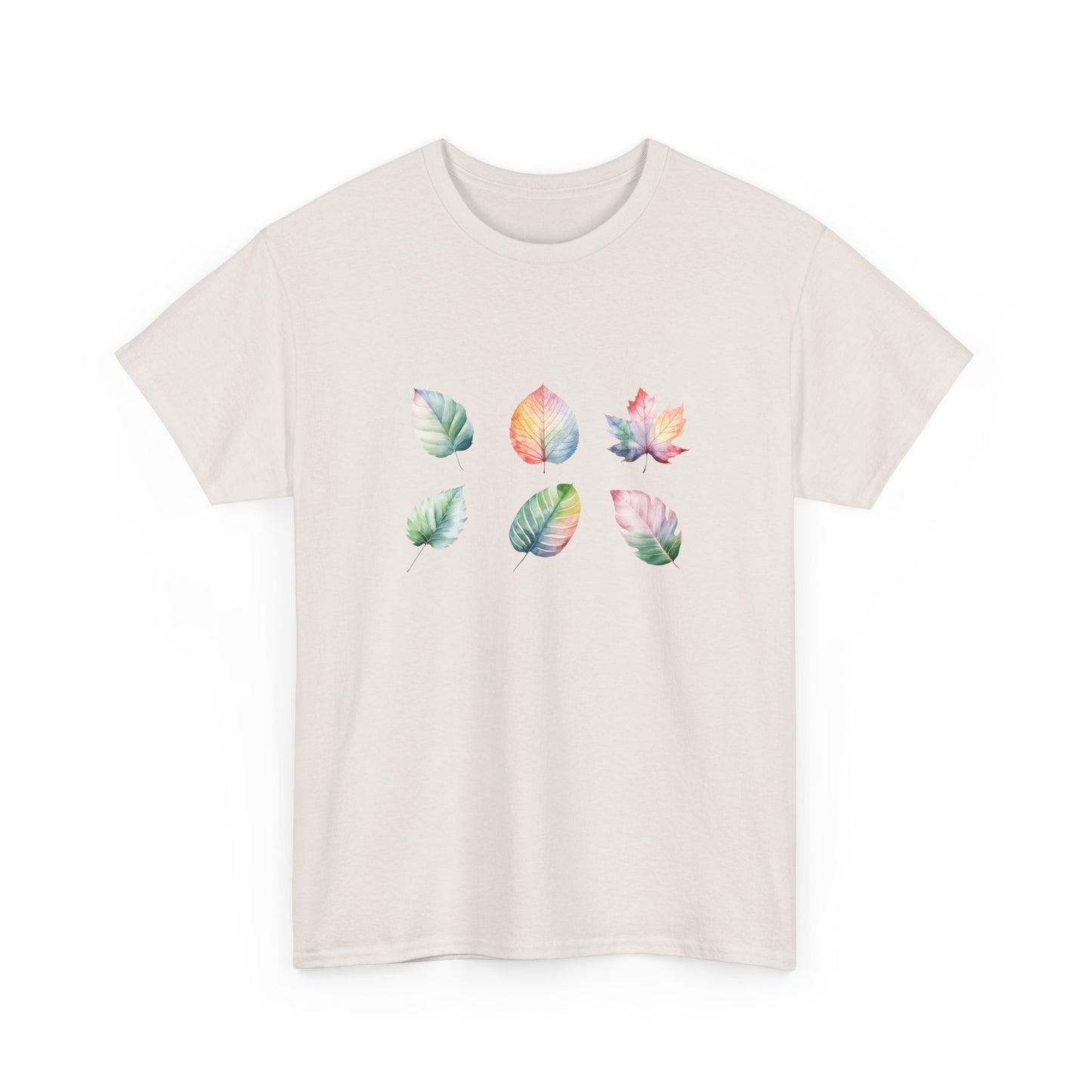 Watercolor Leaf Set Short Sleeve Tee