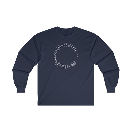 Triple Sunflower Circle Long Sleeve Tee