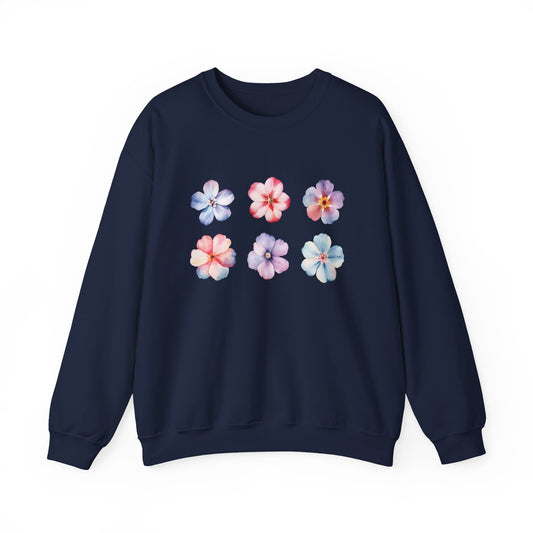 Watercolor Flowers Set Sweatshirt