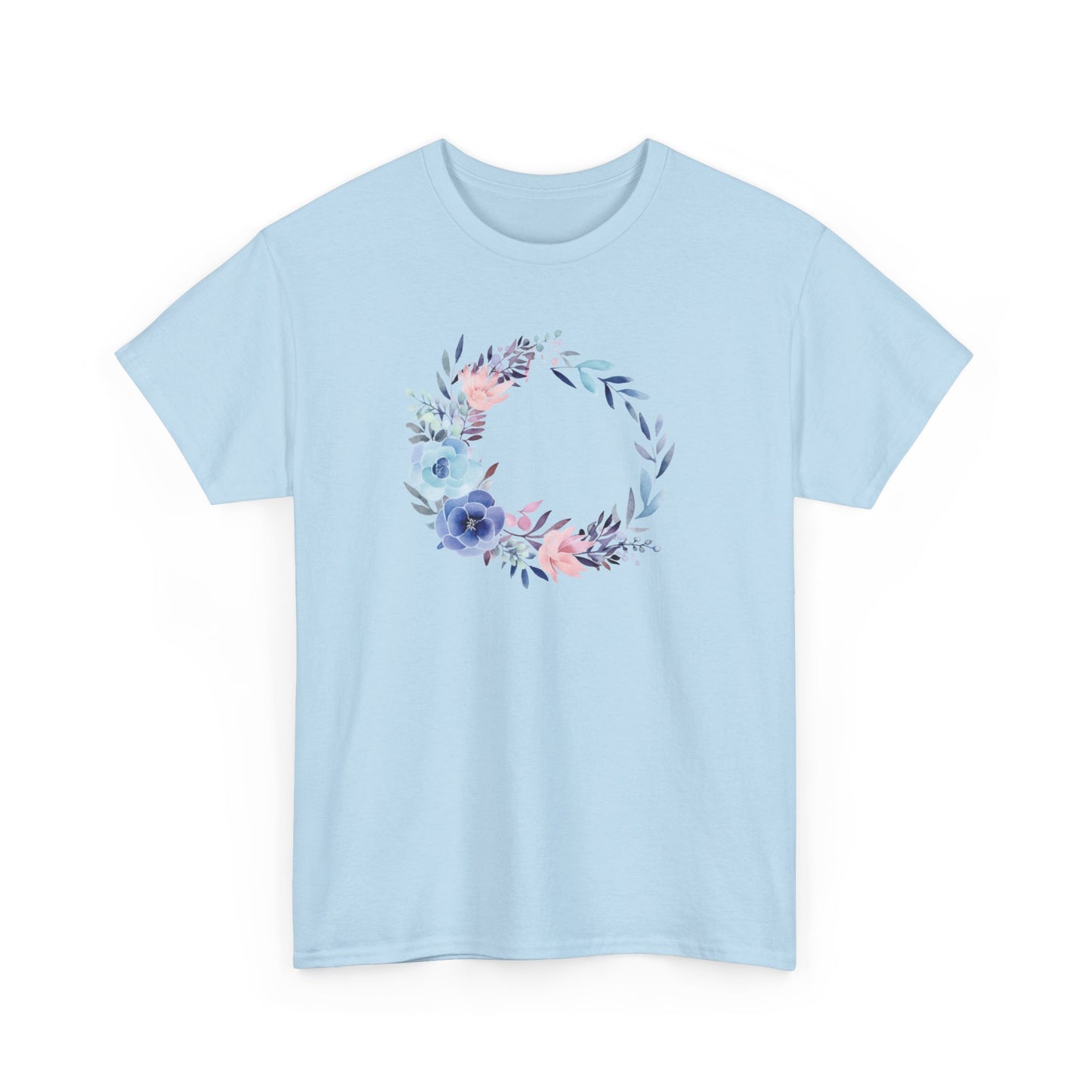 Watercolor Flower CircleShort Sleeve Tee