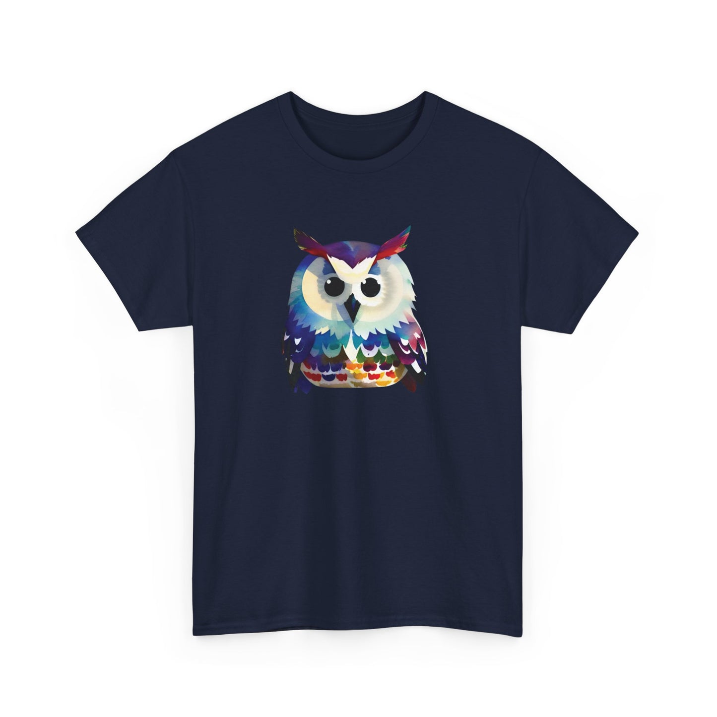 Watercolor Owl Short Sleeve Tee