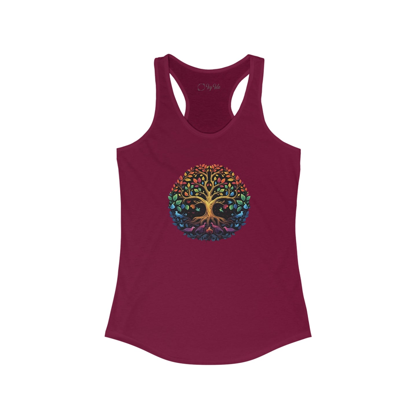 Colorful Tree of Life Racerback Tank