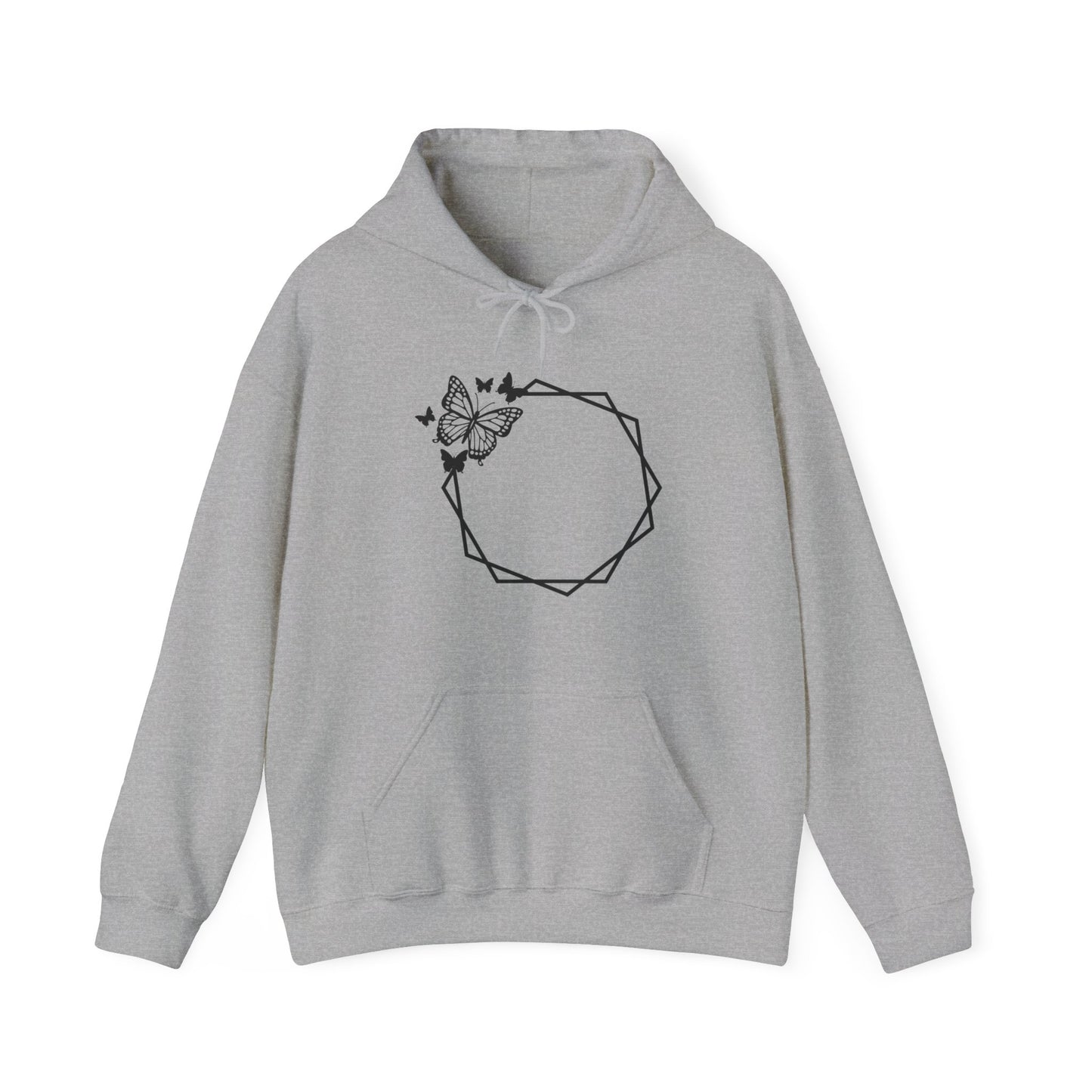 Butterfly Circle Hooded Sweatshirt