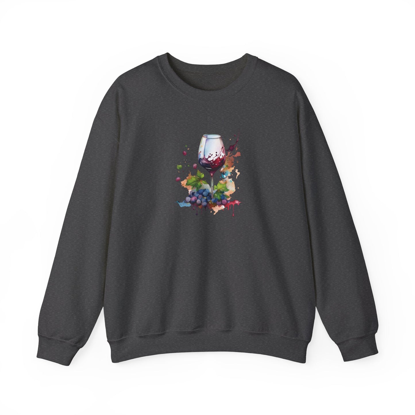 Watercolor Red Wine Sweatshirt