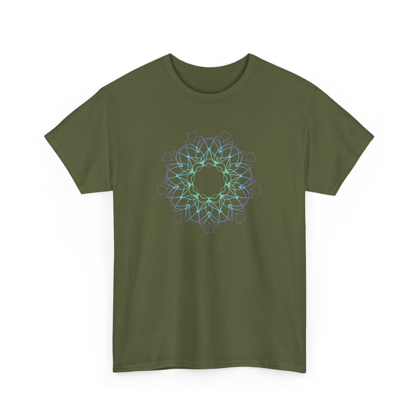 Colorful Mandala Short Sleeve Tee (007)