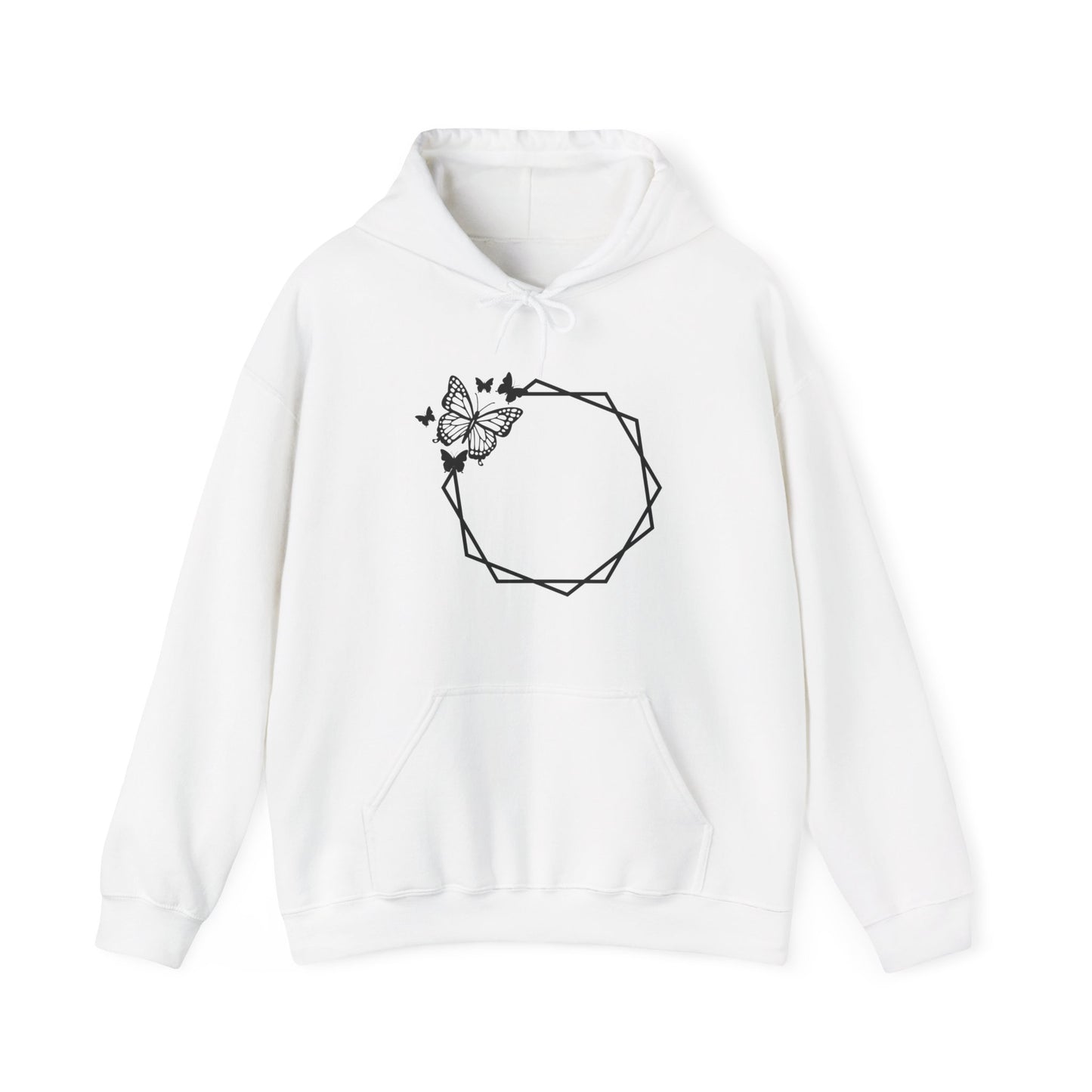Butterfly Circle Hooded Sweatshirt