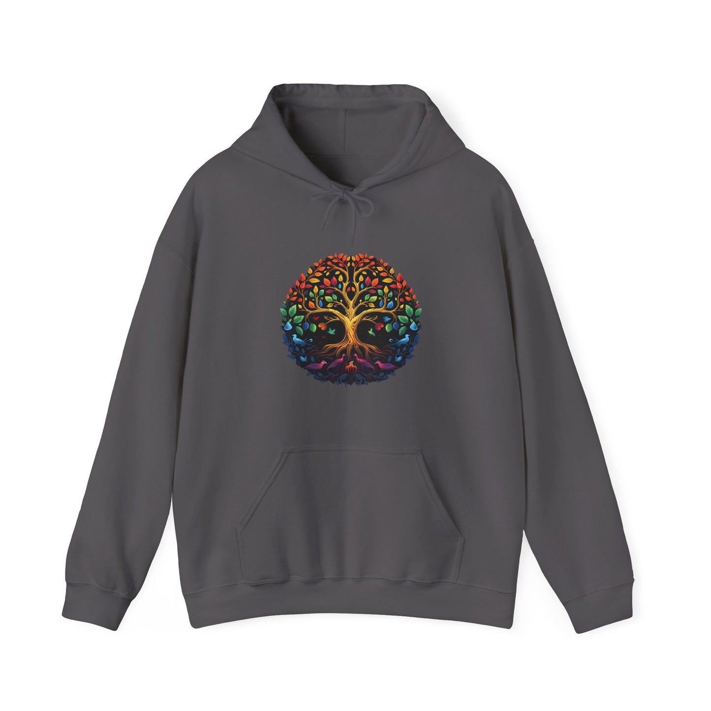 Colorful Tree of Life Hooded Sweatshirt