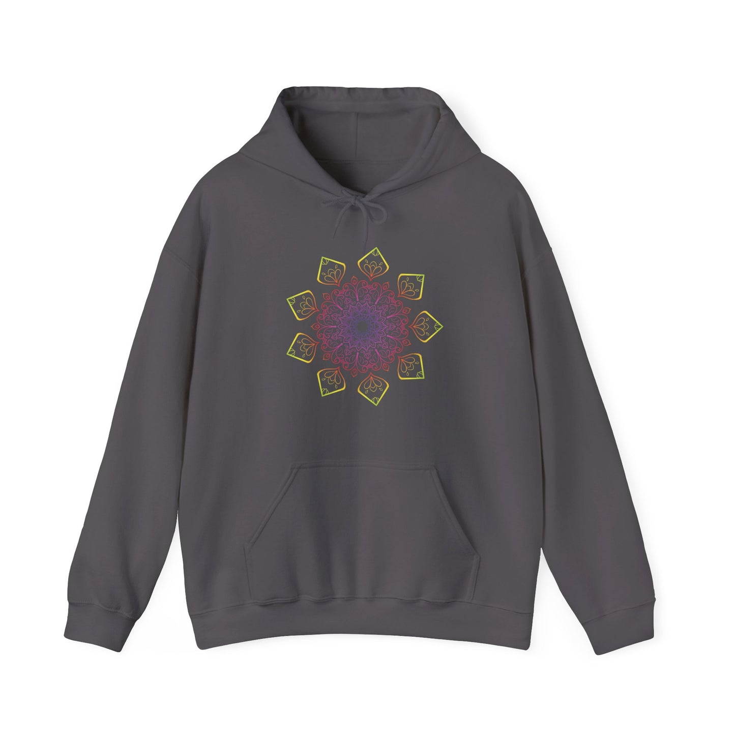 Colorful Mandala Hooded Sweatshirt (002)