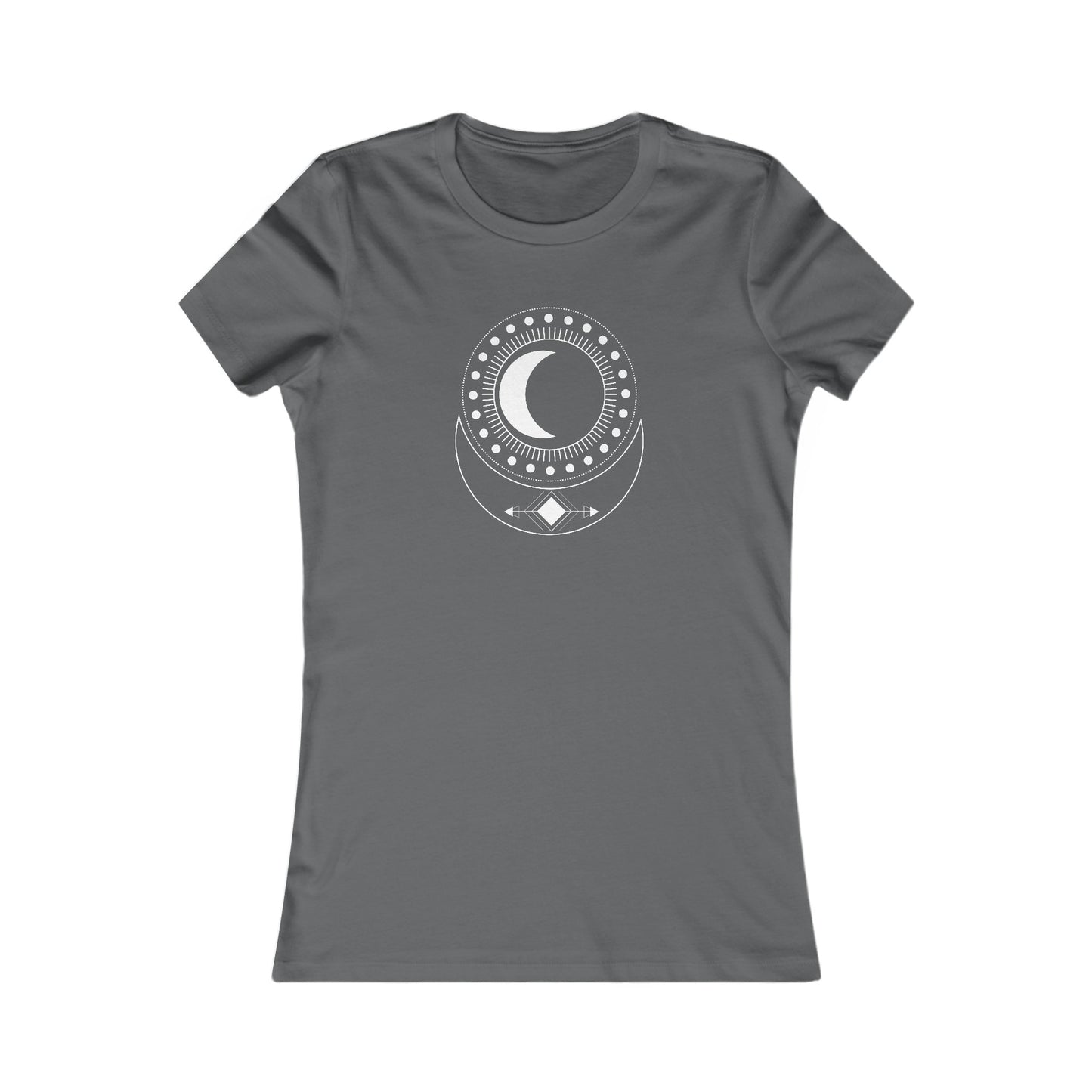 Circular Moons Fitted Tee