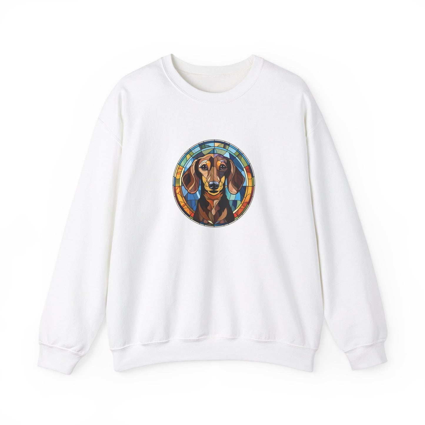Stained Glass Dachshund Sweatshirt