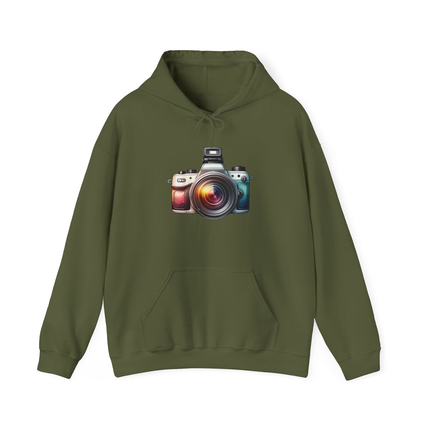 Colorful Camera Hooded Sweatshirt