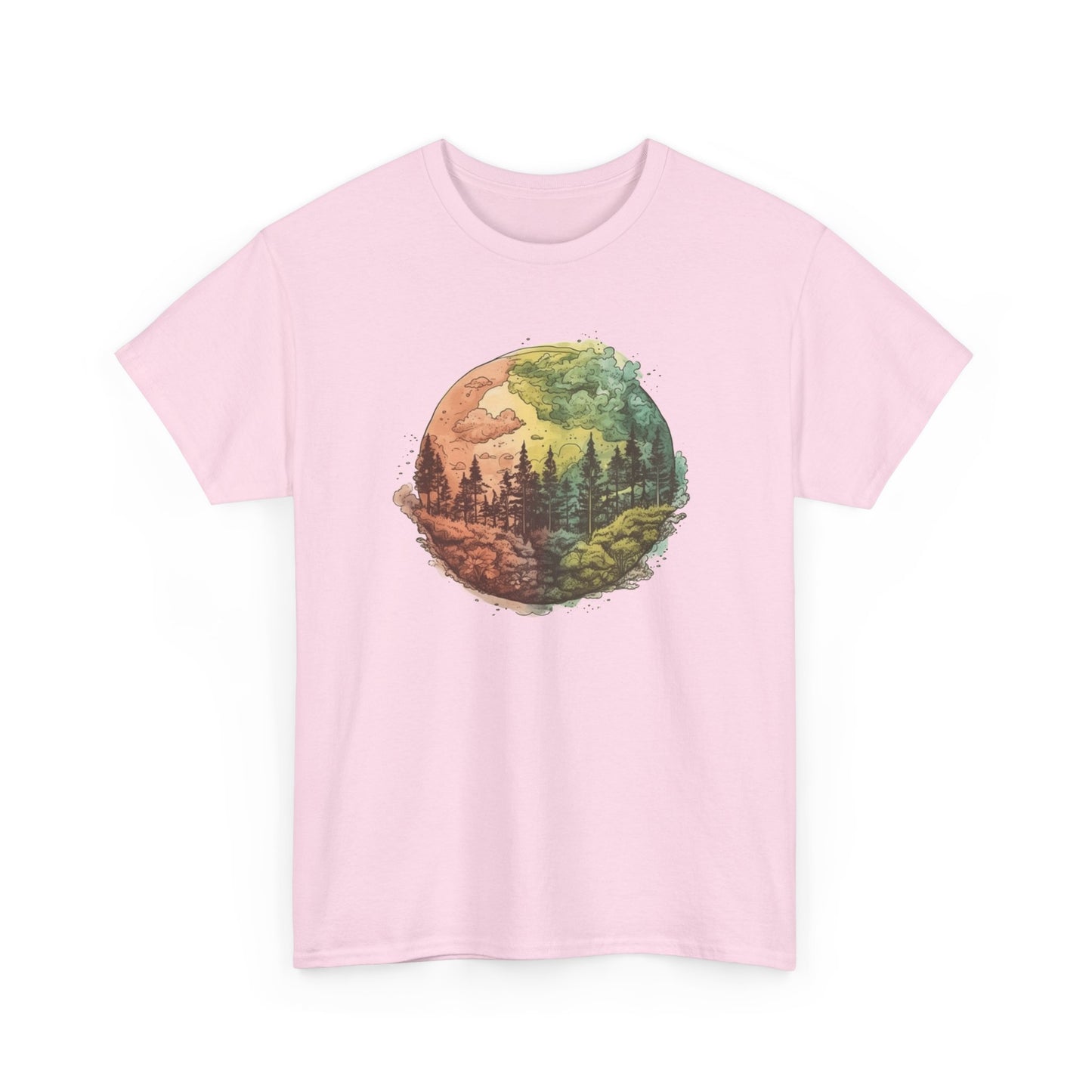 Watercolor Forest Short Sleeve Tee