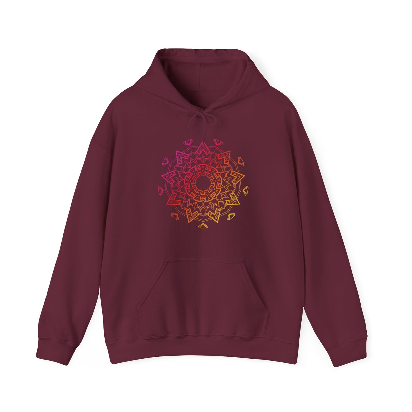Colorful Mandala Hooded Sweatshirt (006)