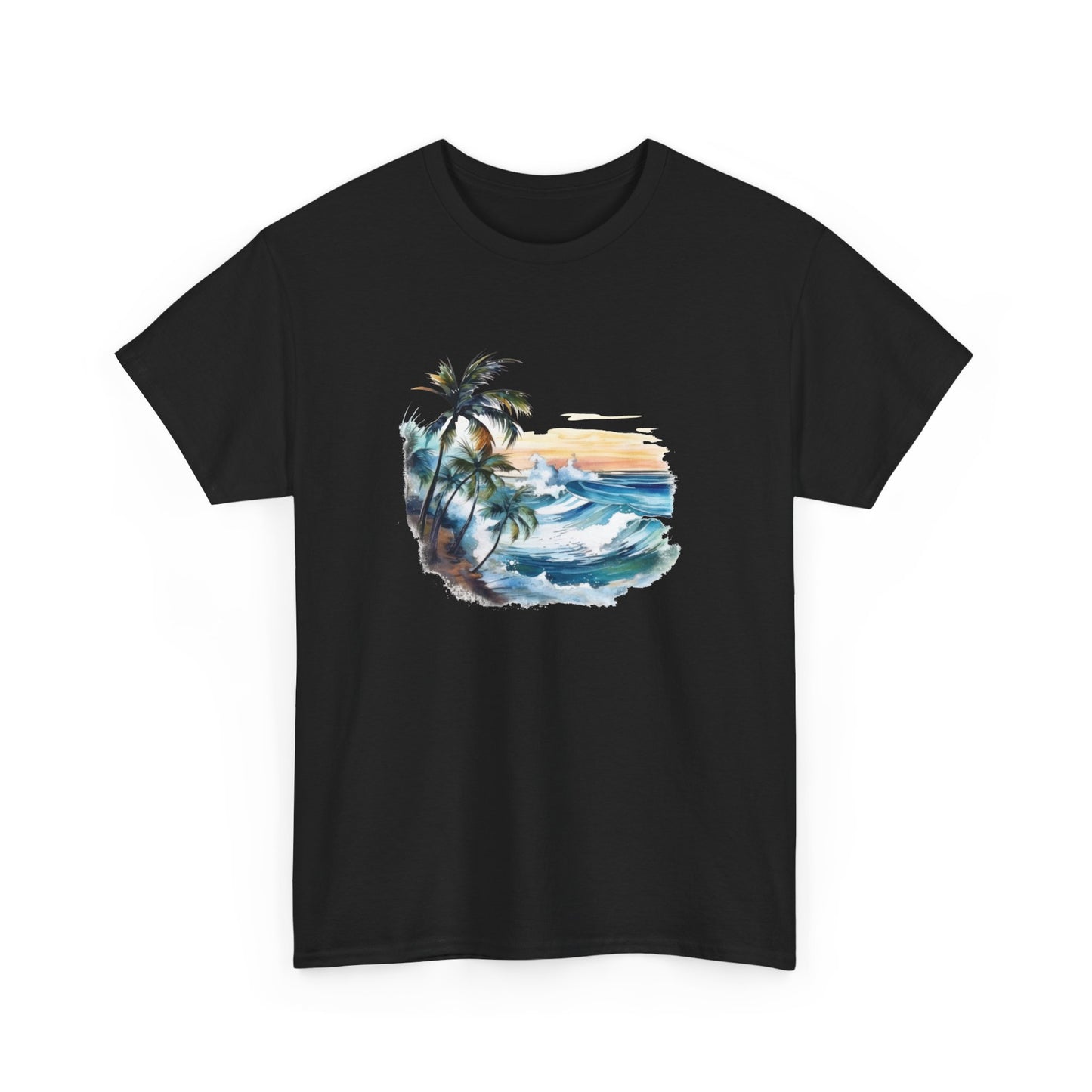 Watercolor Tropical Short Sleeve Tee