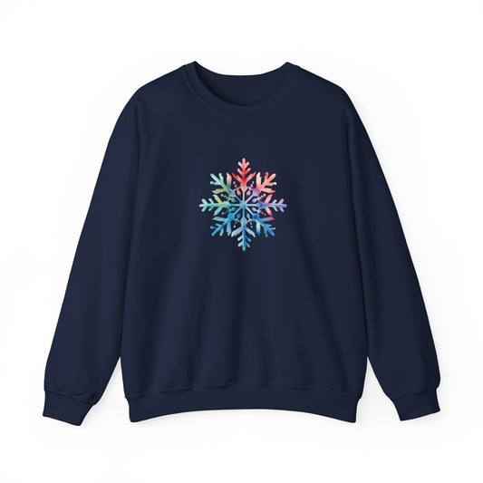 Watercolor Snowflake Sweatshirt