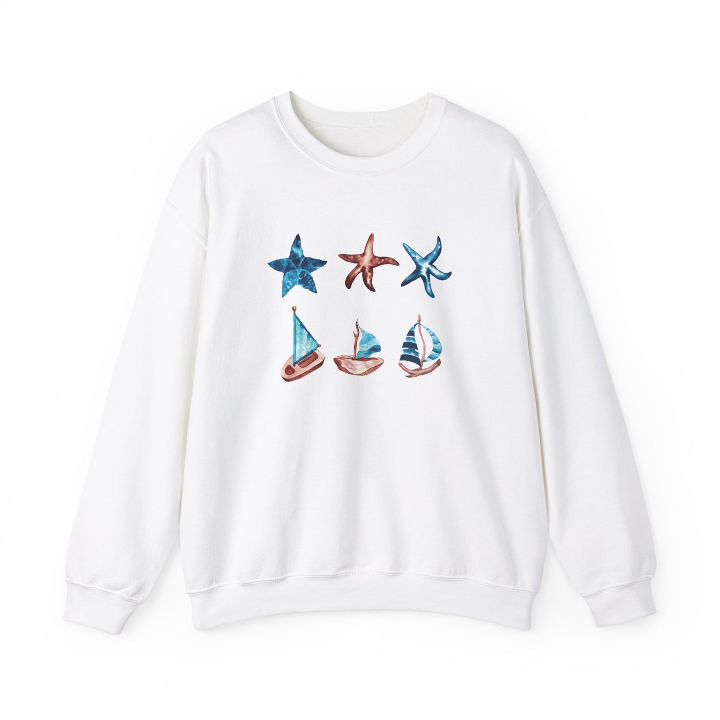 Water Starfish and Sailboat Sweatshirt