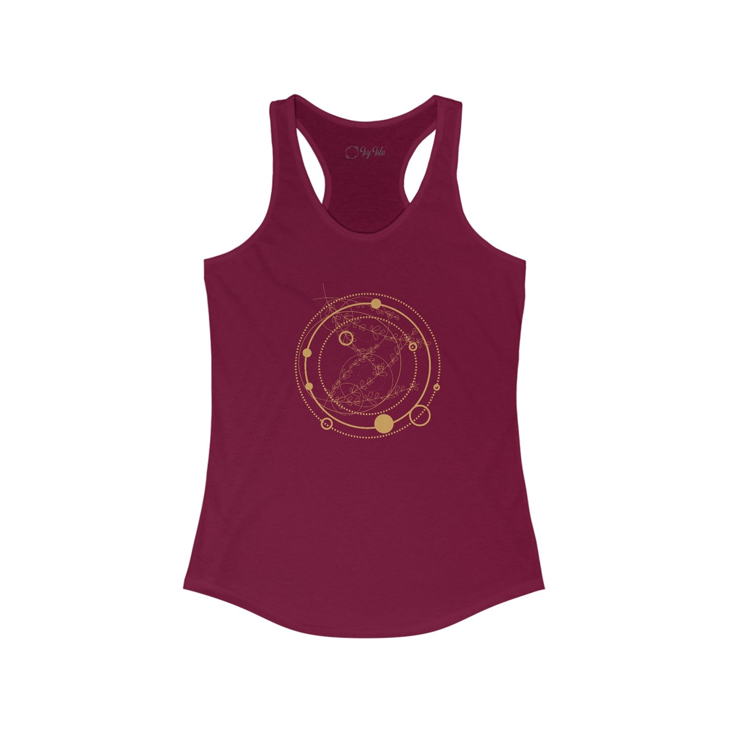 Circular Pattern Racerback Tank