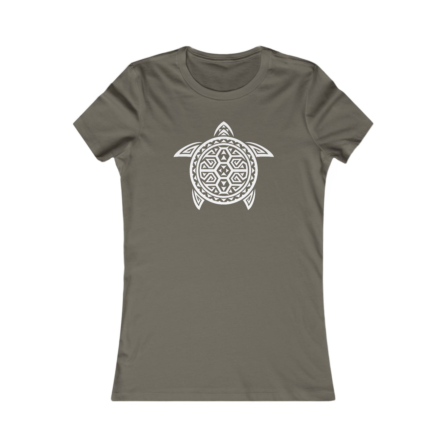 Abstract Turtle Fitted Tee