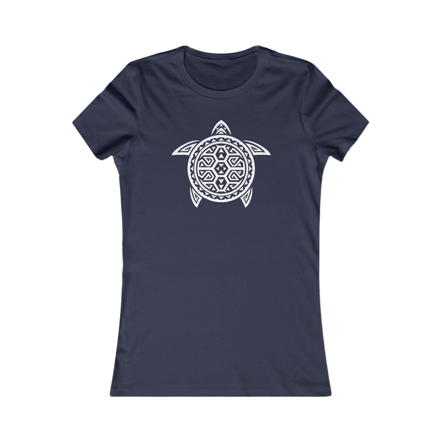 Abstract Turtle Fitted Tee