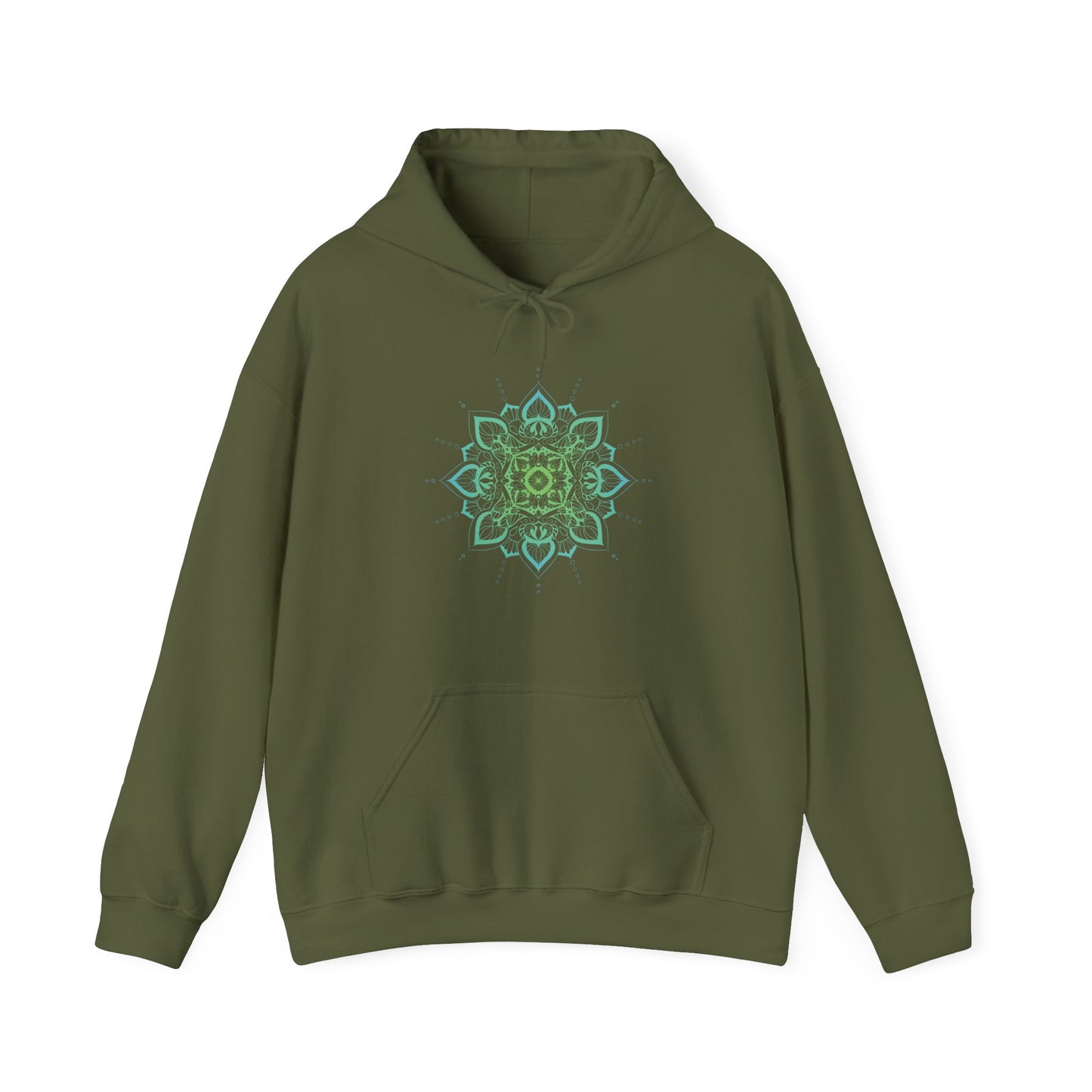 Colorful Mandala Hooded Sweatshirt (037)