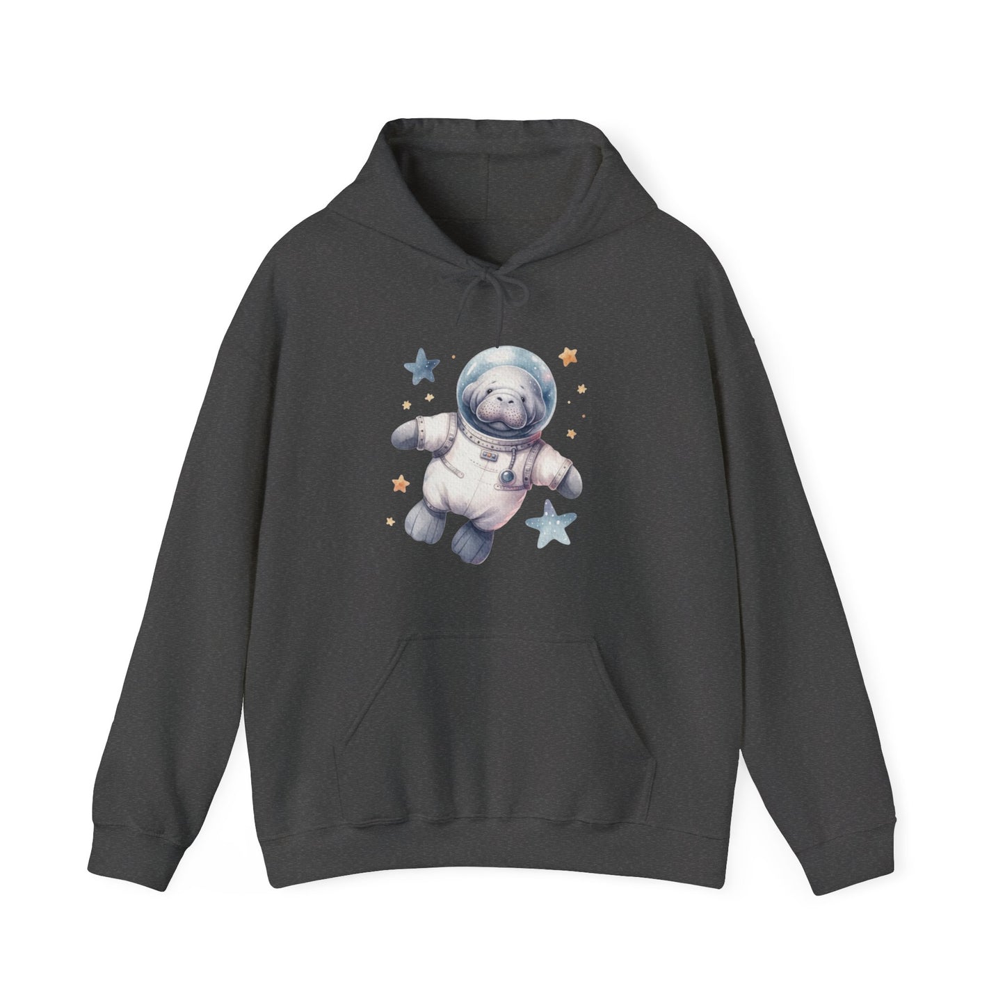 Manatee Astronaut Hooded Sweatshirt