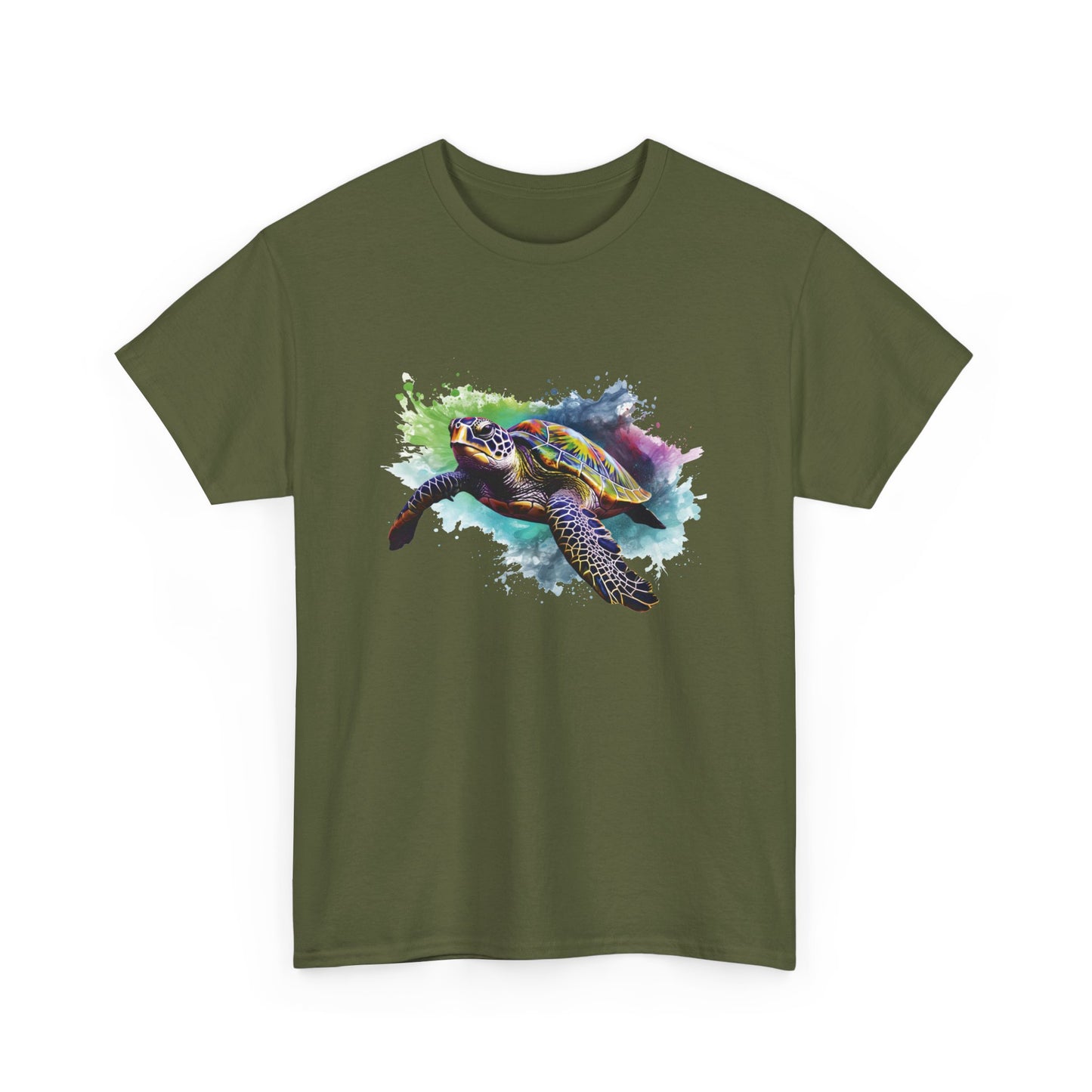 Watercolor Sea Turtle Short Sleeve Tee