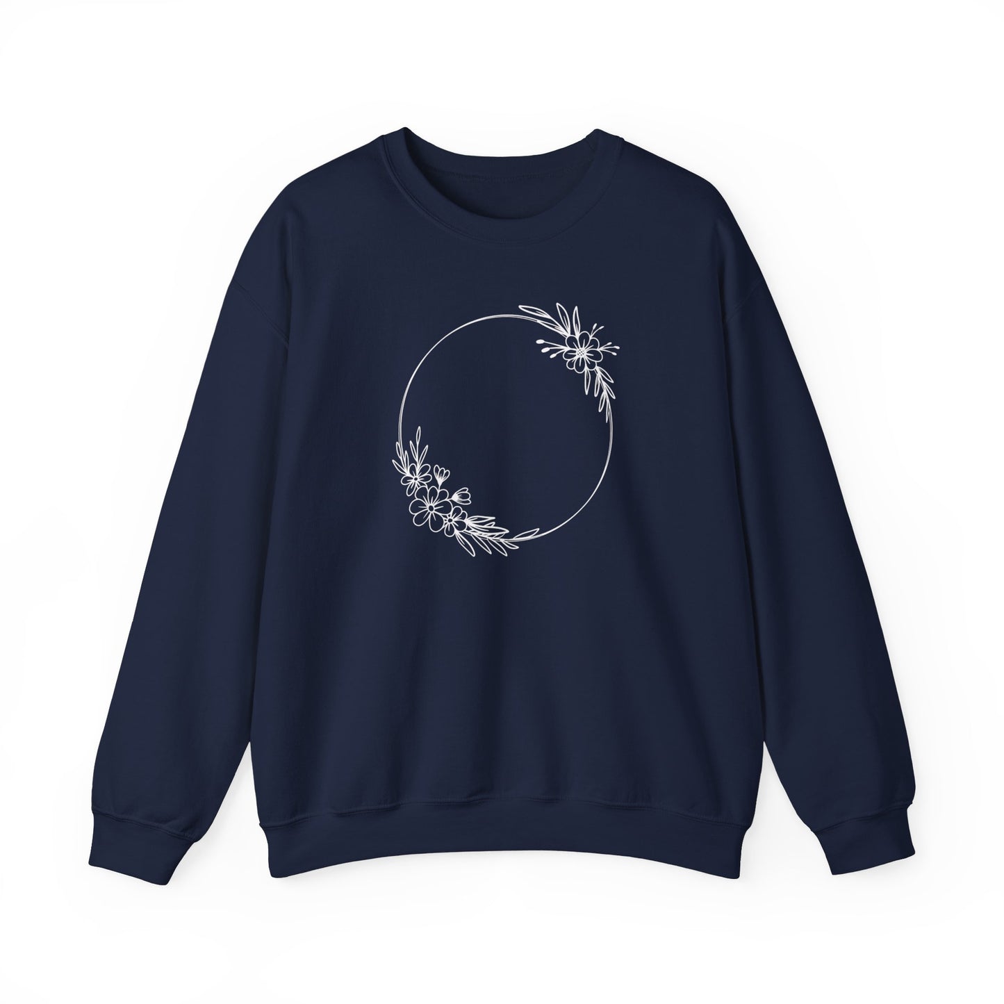 Double Floral Circle Sweatshirt