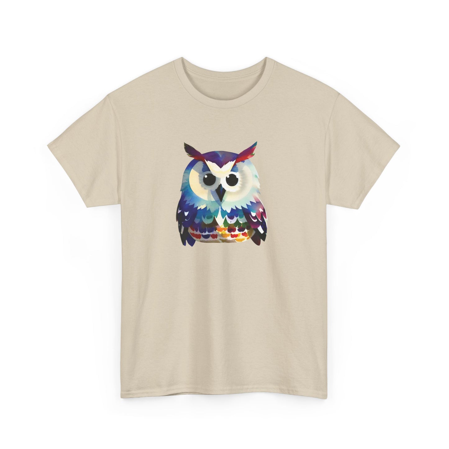 Watercolor Owl Short Sleeve Tee