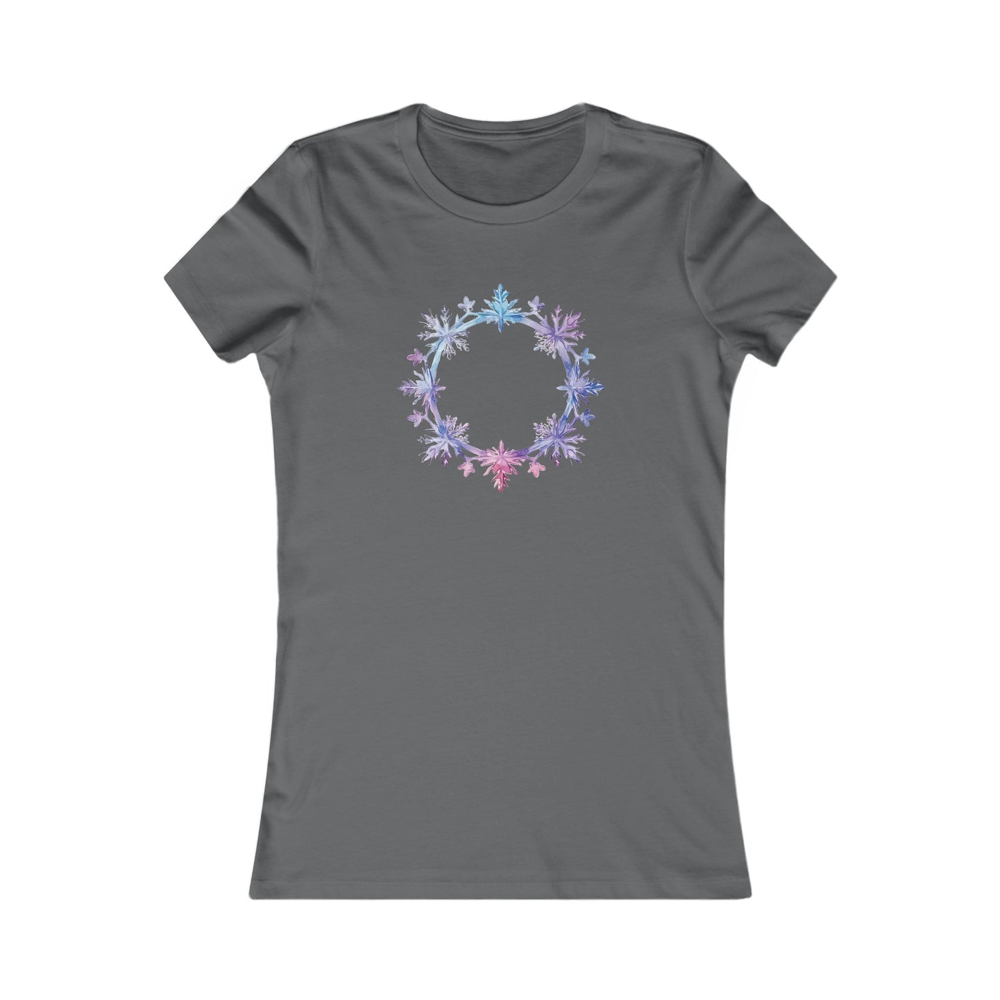 Snowflake Circle Fitted Tee