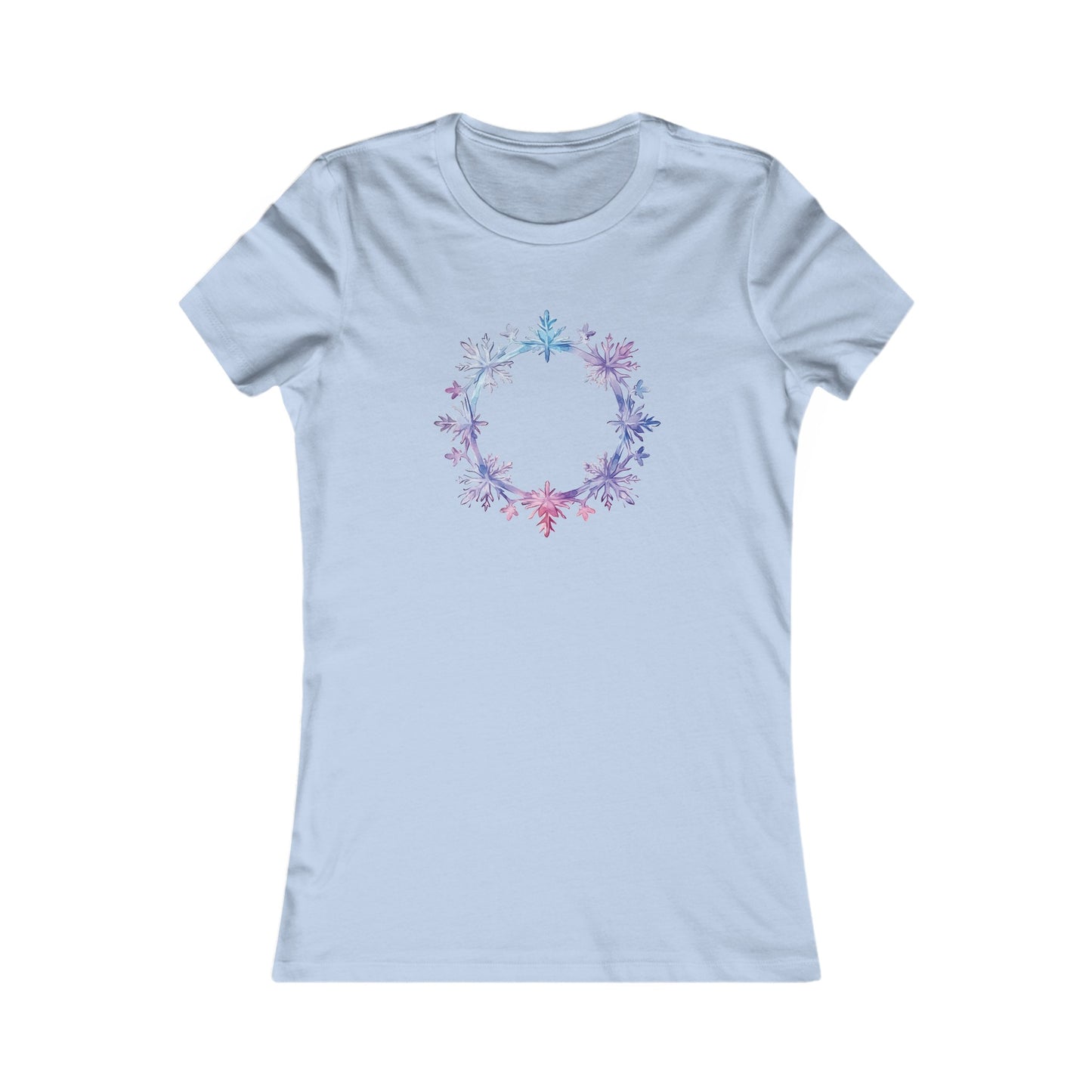 Snowflake Circle Fitted Tee