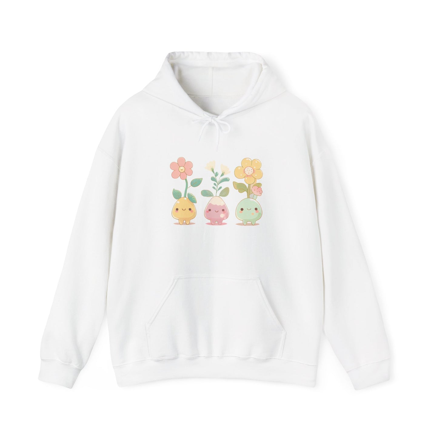 Cute Flower Set Hooded Sweatshirt