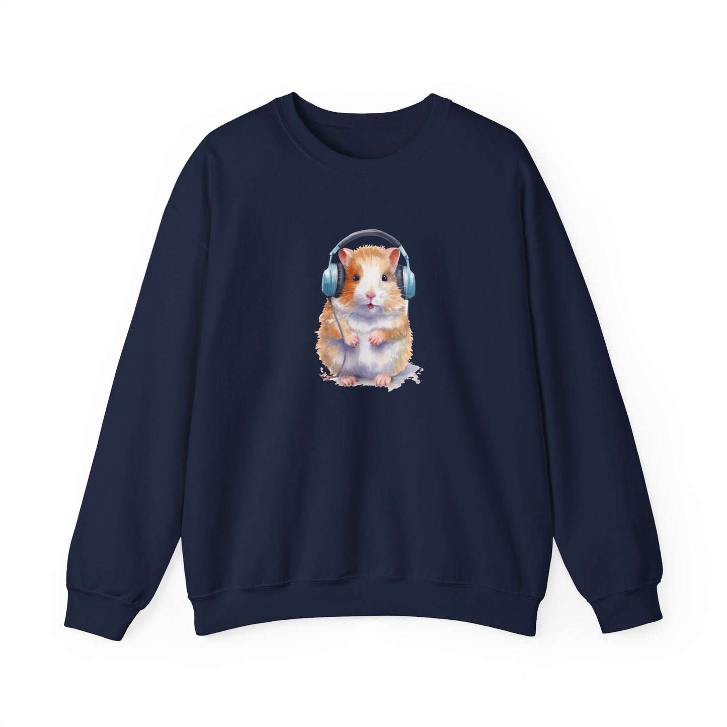 Hamster with Headphones Sweatshirt