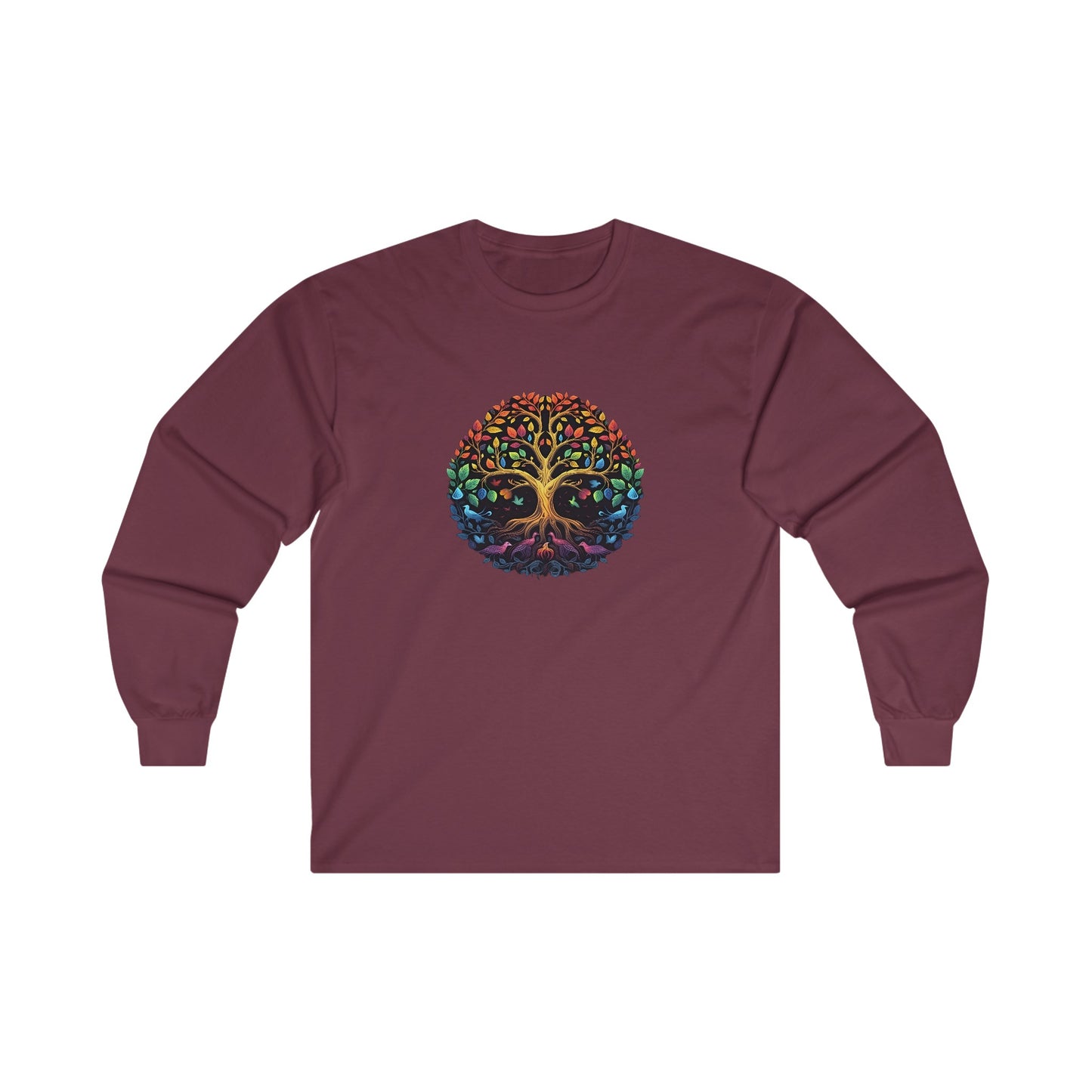 Colorful Tree of Life Long Sleeve Tee