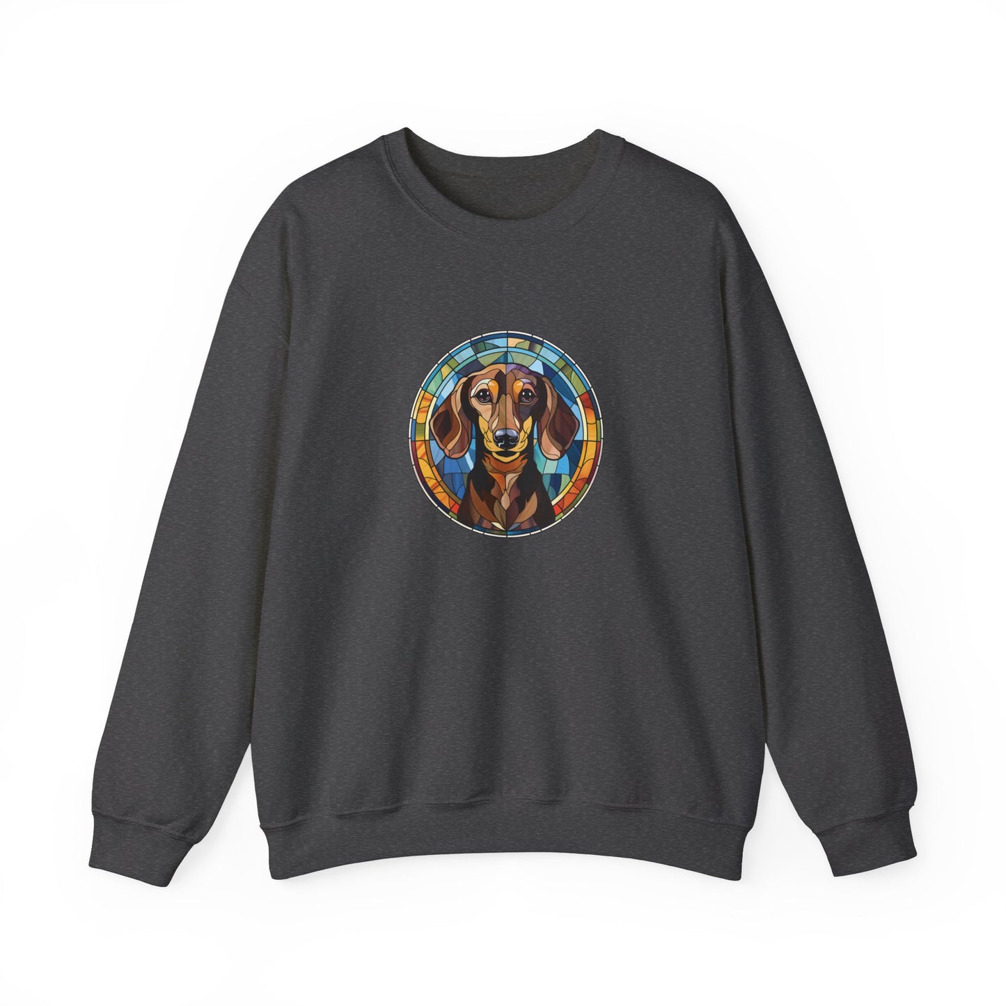 Stained Glass Dachshund Sweatshirt