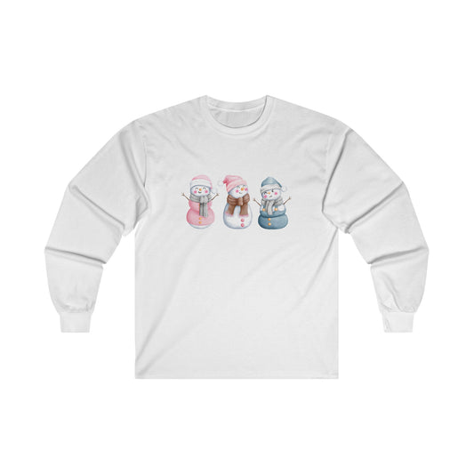 Snowman Set Long Sleeve Tee