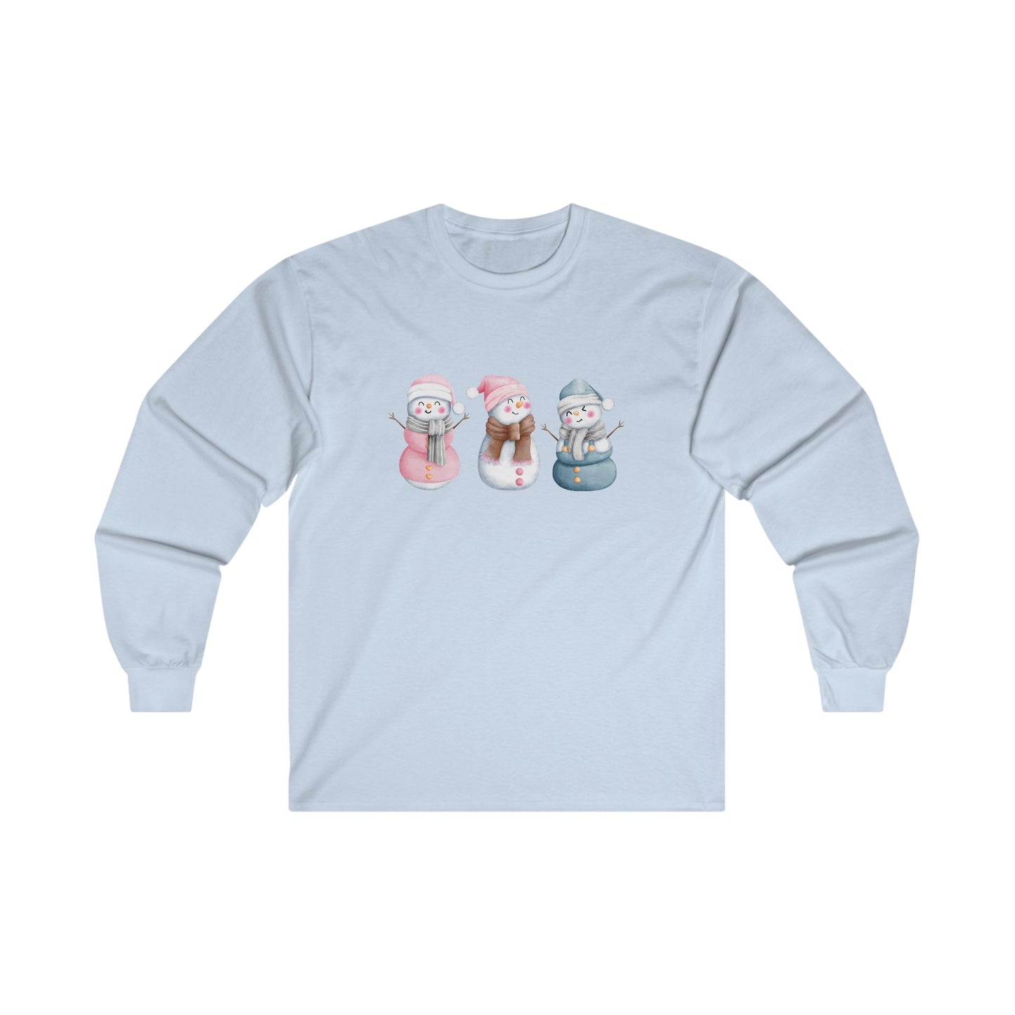 Snowman Set Long Sleeve Tee