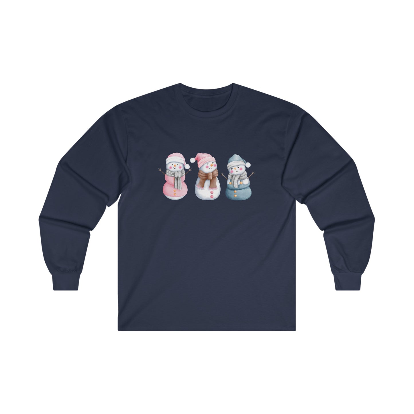 Snowman Set Long Sleeve Tee
