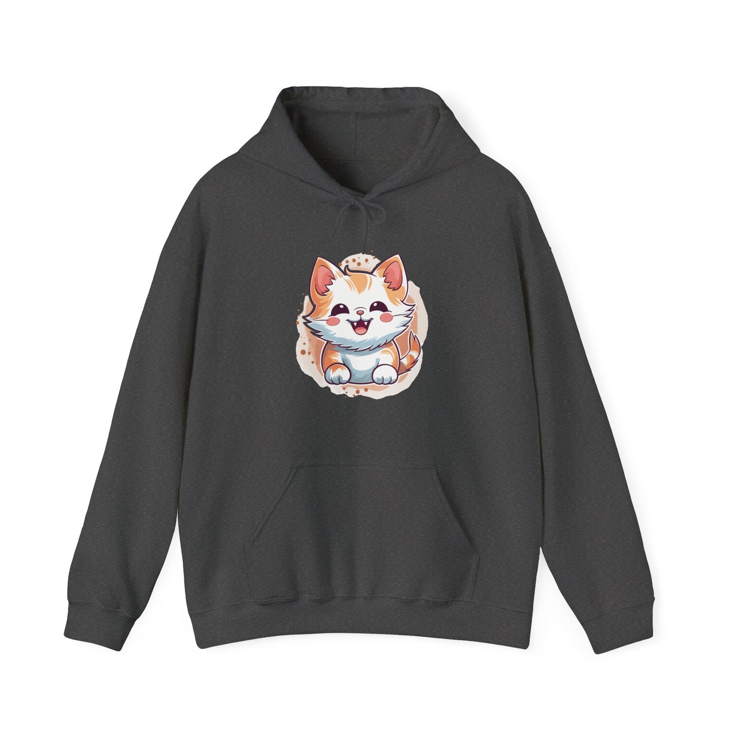 Cute Brown Cat Hooded Sweatshirt
